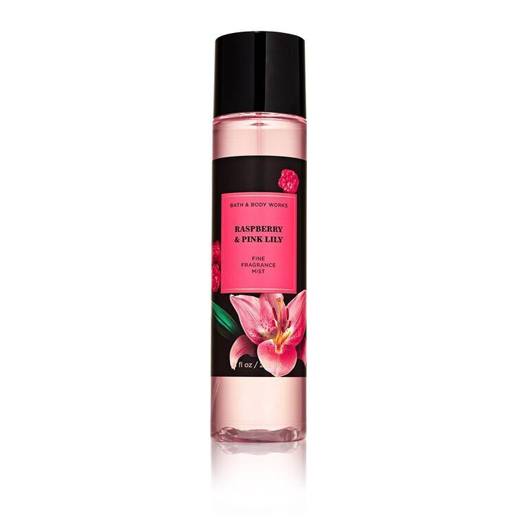 Bath And Body Works Fragrance Body Mist Raspberry And Pink Lily