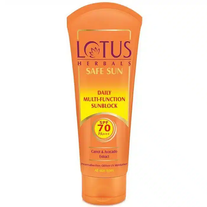 Lotus-Herbals-Safe-Sun-Daily-Multi-Function-Sunblock-SPF70-Carrot-Avocado-Extract-60g.webp