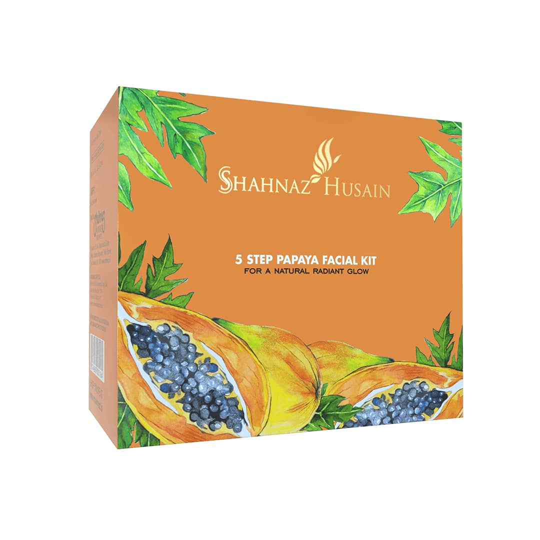 Shahnaz Husain 5 Step Papaya Facial Kit 50 Gm