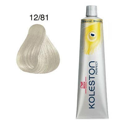 Wella Koleston Perfect Hair Color 12/81 Special Blonde Pearl Ash